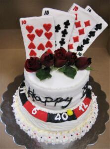 Poker-Cake